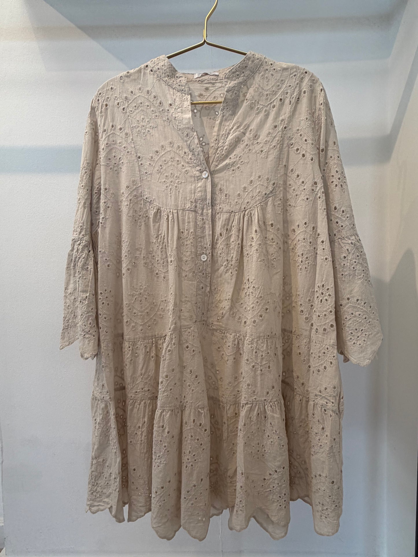 DARCEY DRESS BEIGE