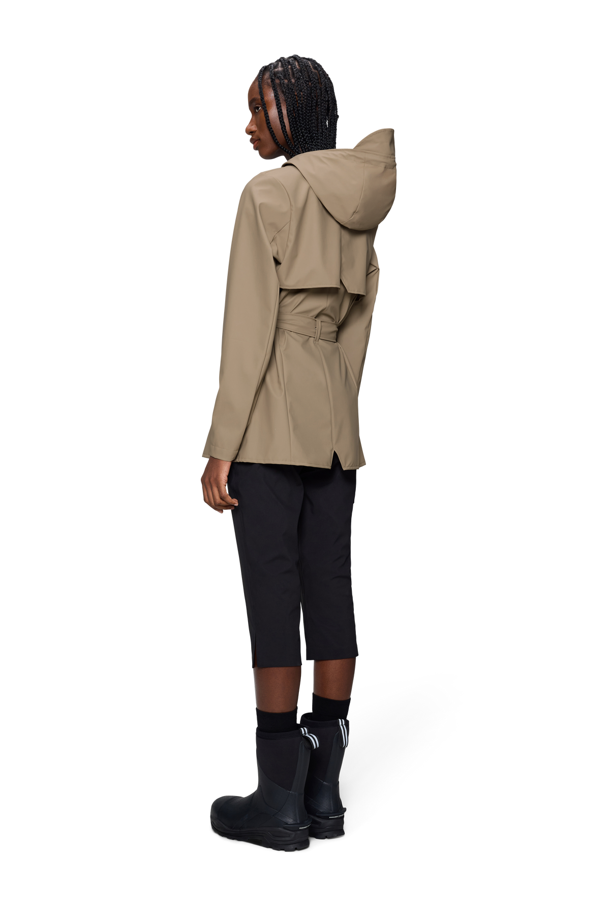 CURVE JACKET BEIGE SHORT