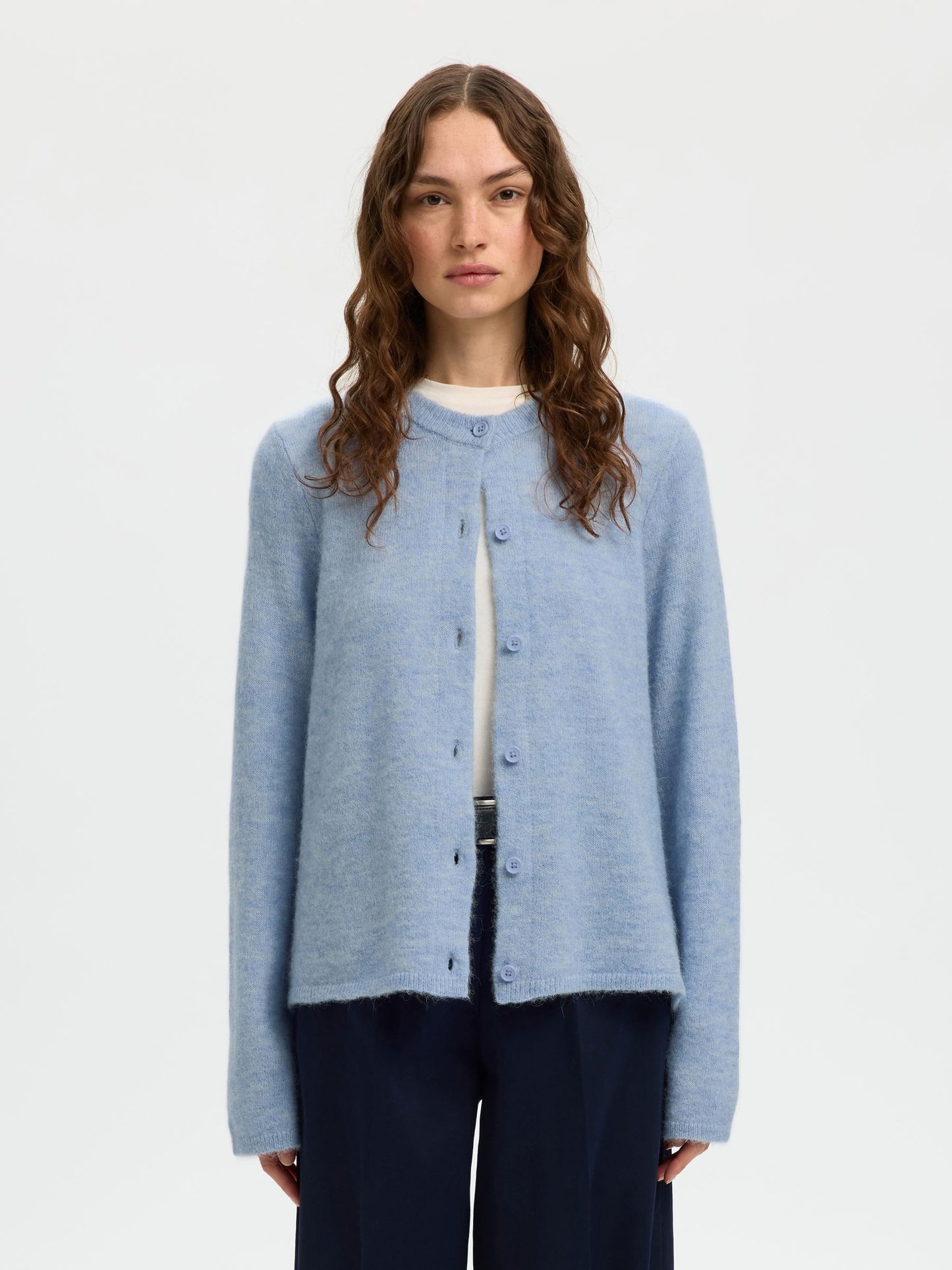 LULU CARDIGAN CASHMERE BLUE