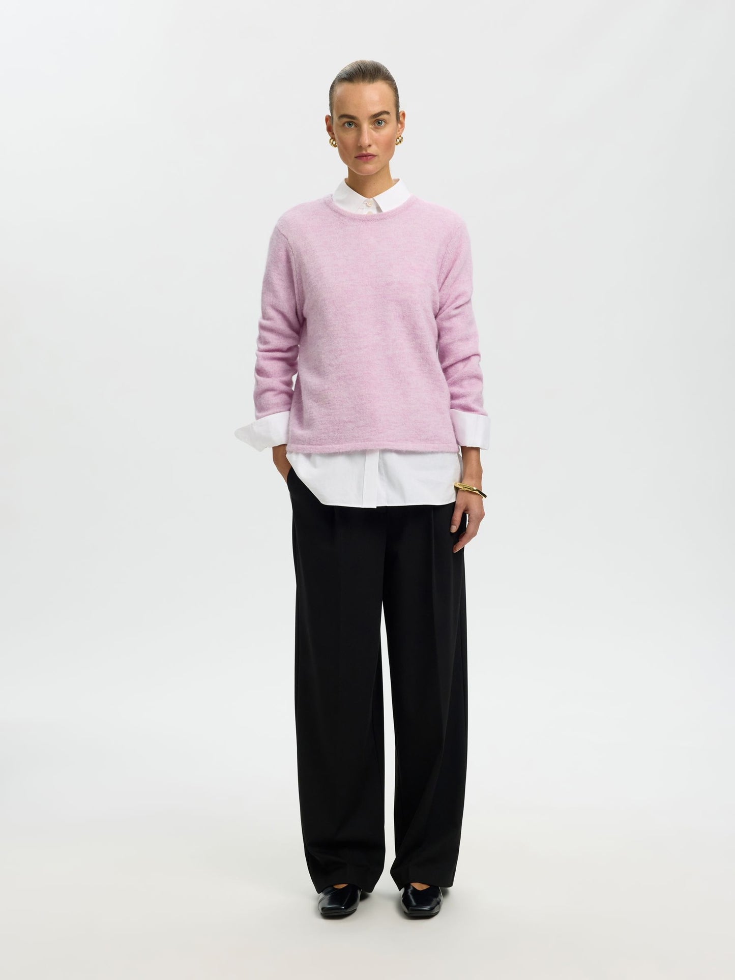 LULU KNIT JUMPER WINSOME ORCHID