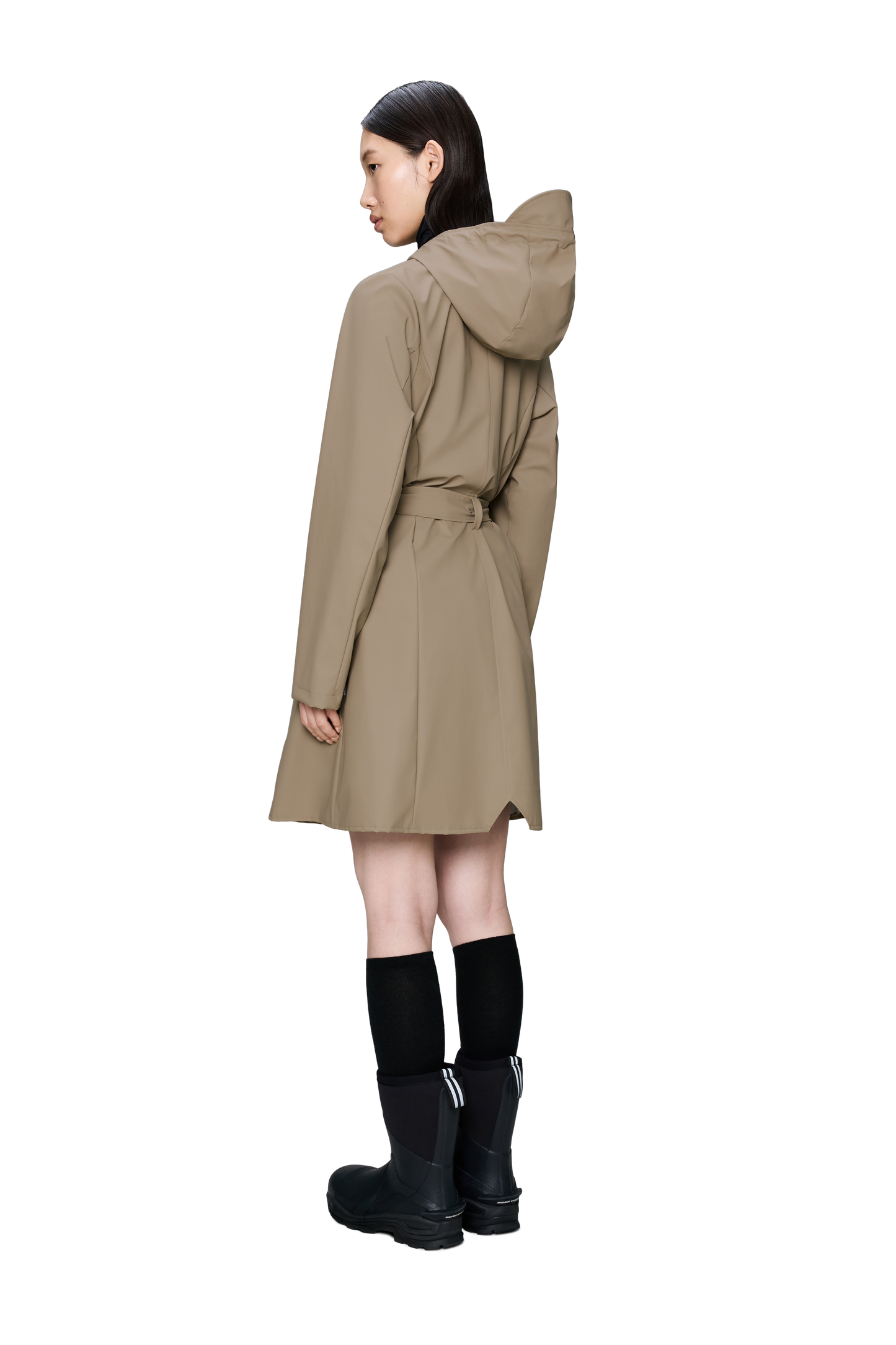CURVE JACKET BEIGE LONG