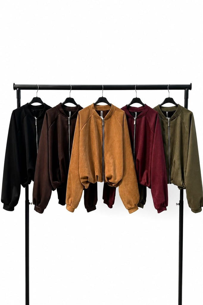 RACHEL RUCHED BOMBER BLACK