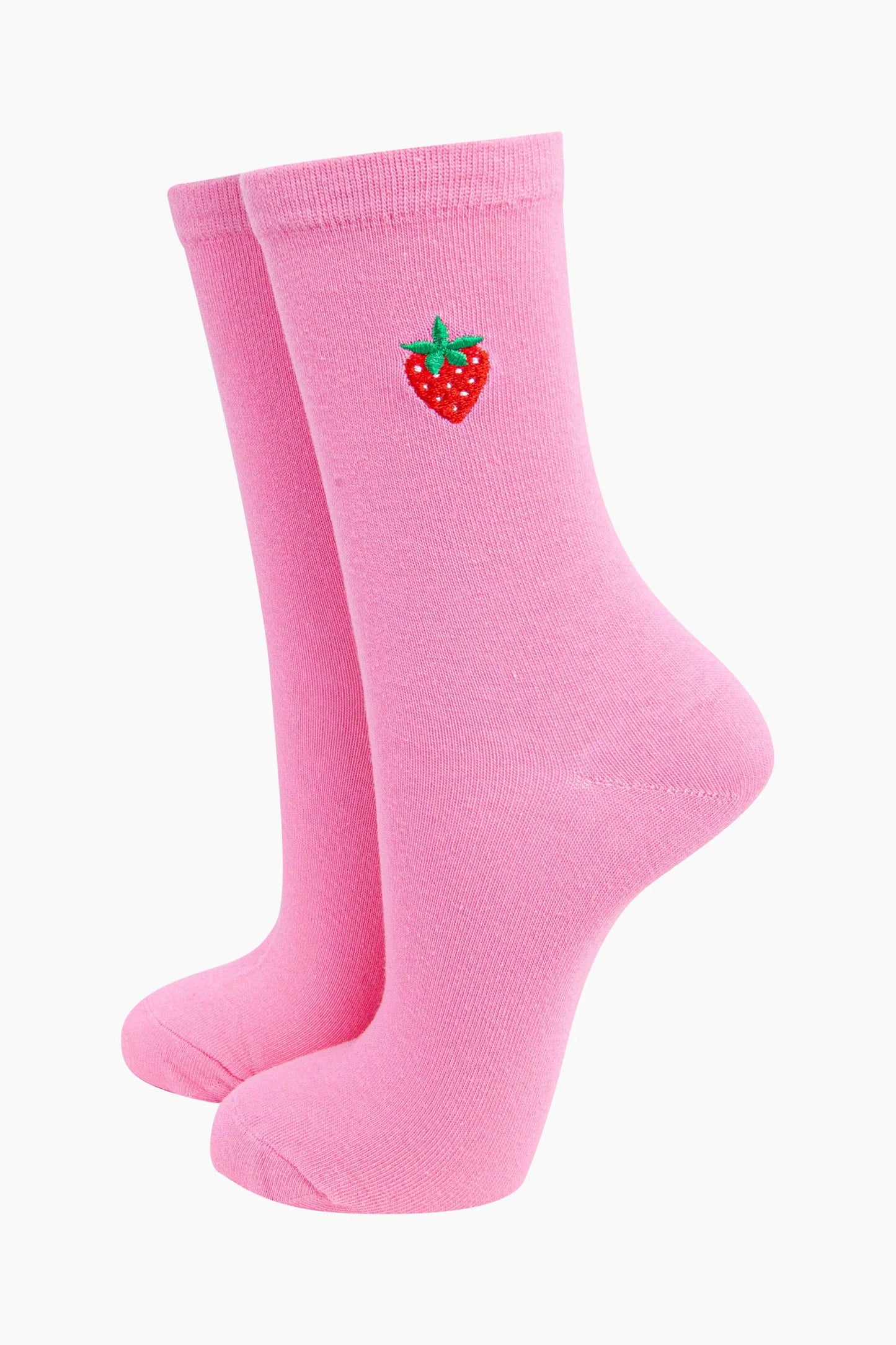 STRAWBERRY COTTON SOCKS PINK