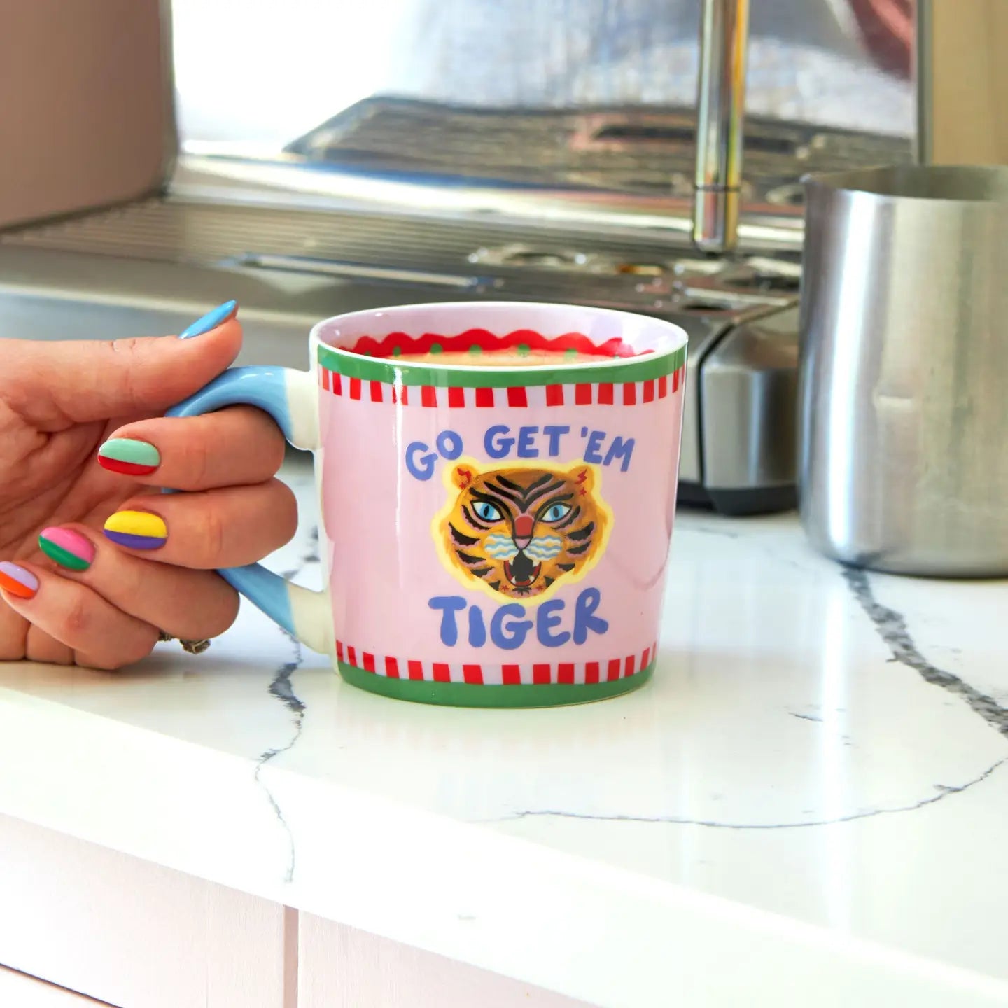 GET EM TIGER MUG