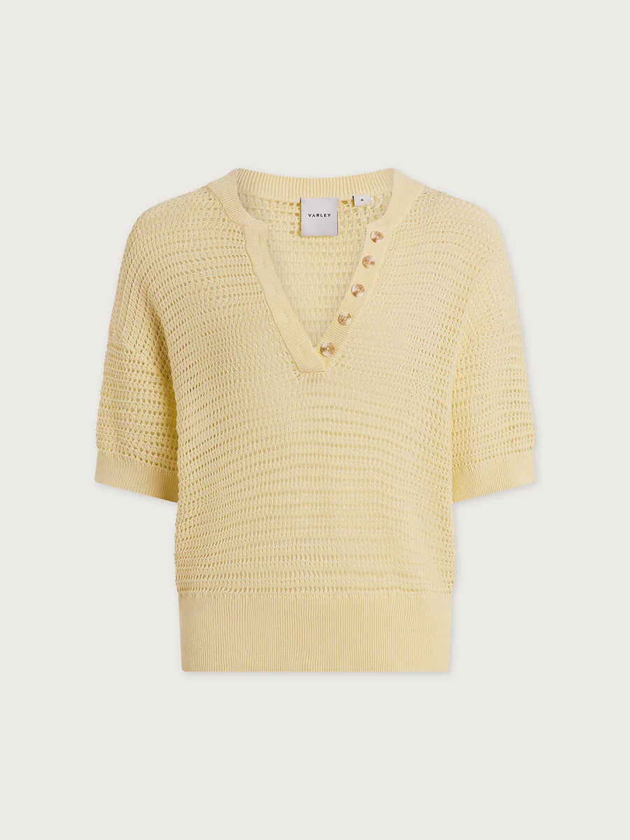 CALLIE KNIT TOP ANISE FLOWER
