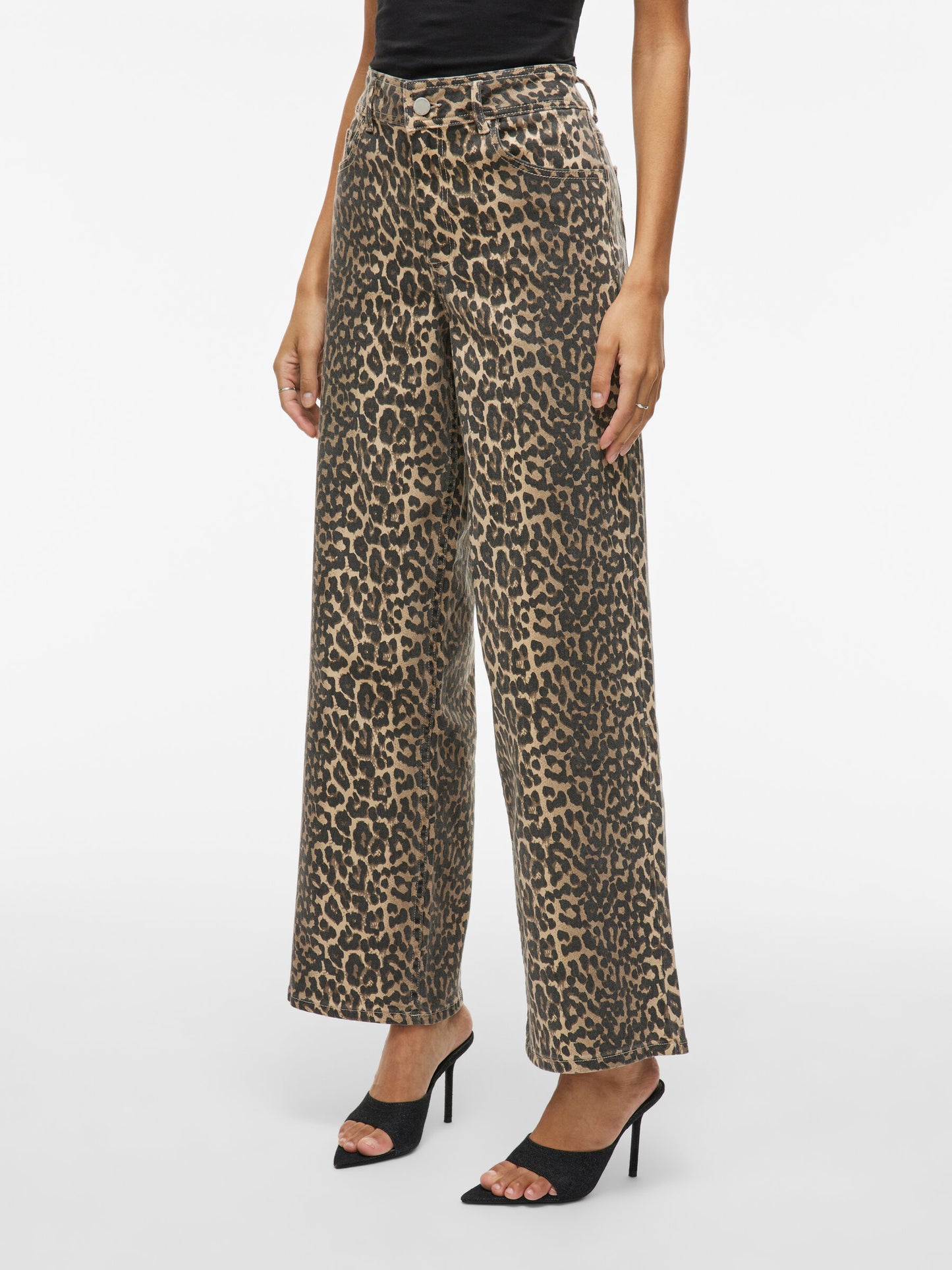 CHIA LEOPARD JEANS BIRCH LEO