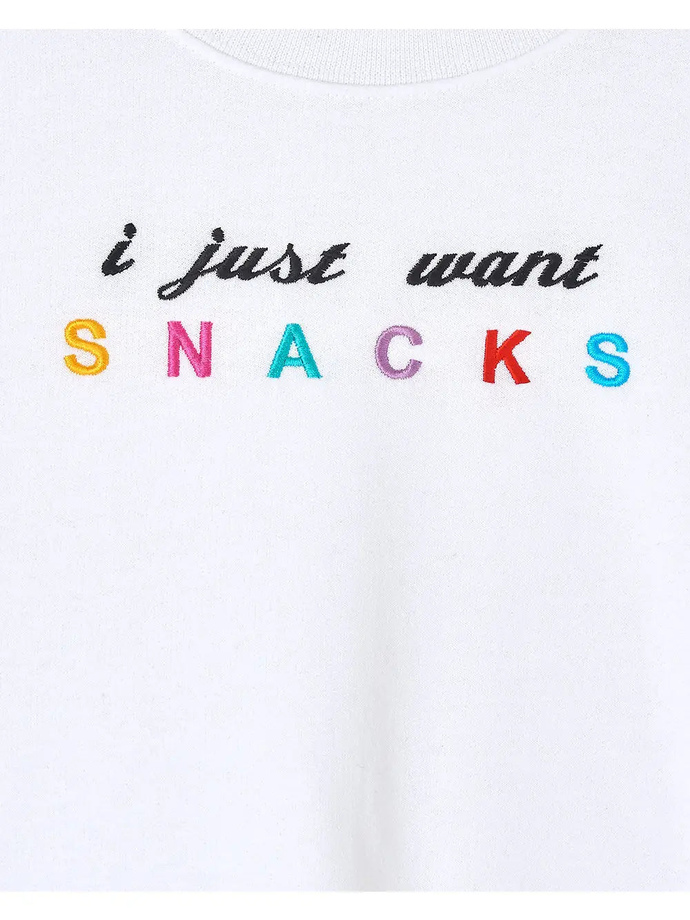 SNACKS SWEATER WHITE