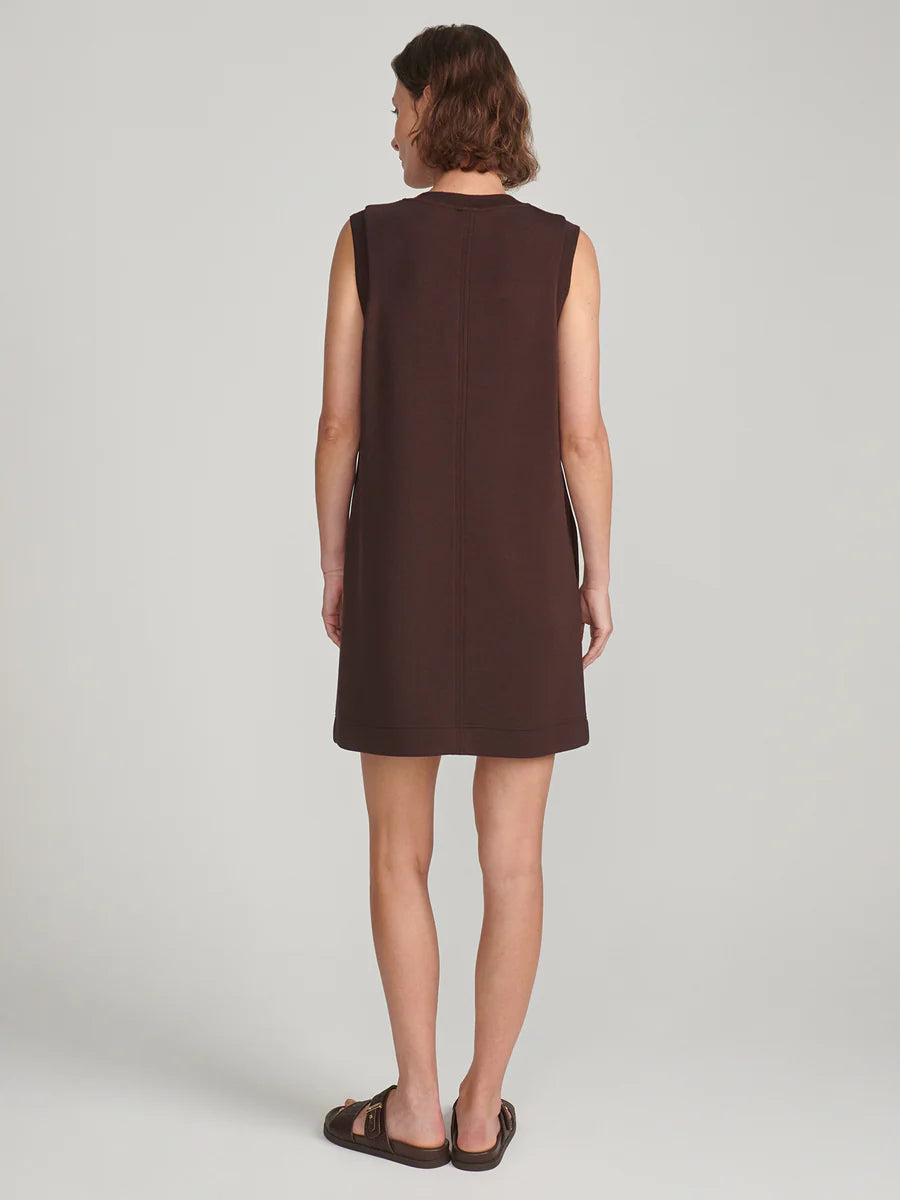 ELBA TANK DRESS COFFE BEAN