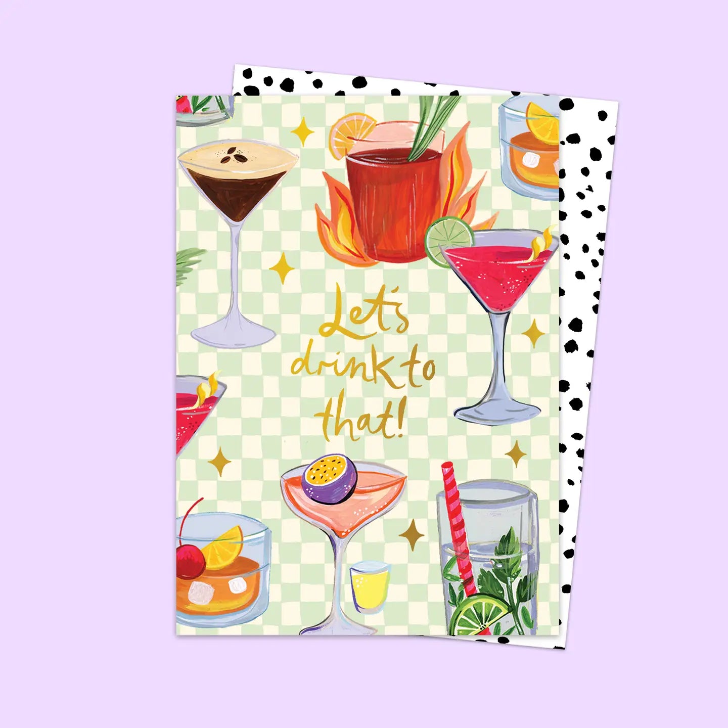 LETS DRINK TO THAT CARD