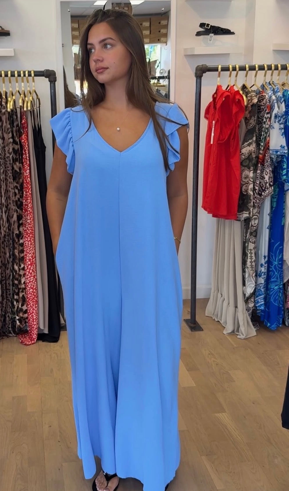 BLUE JUMPSUIT