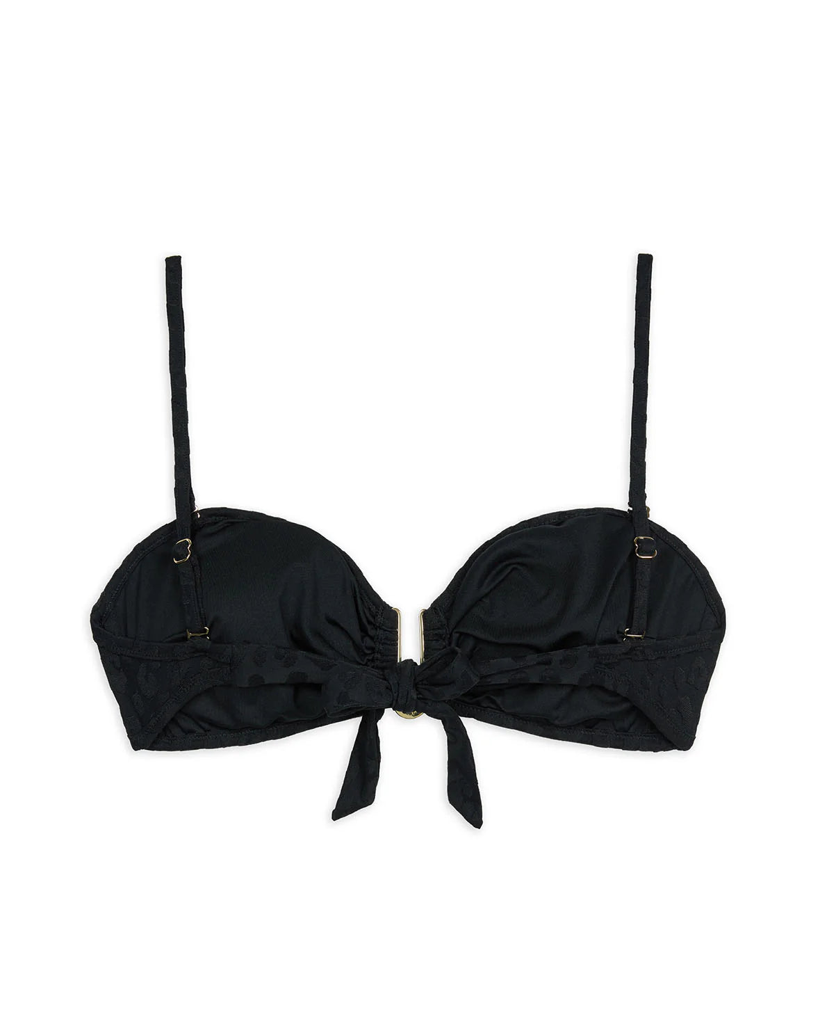 BANDEAU BIKINI TOP BLACK