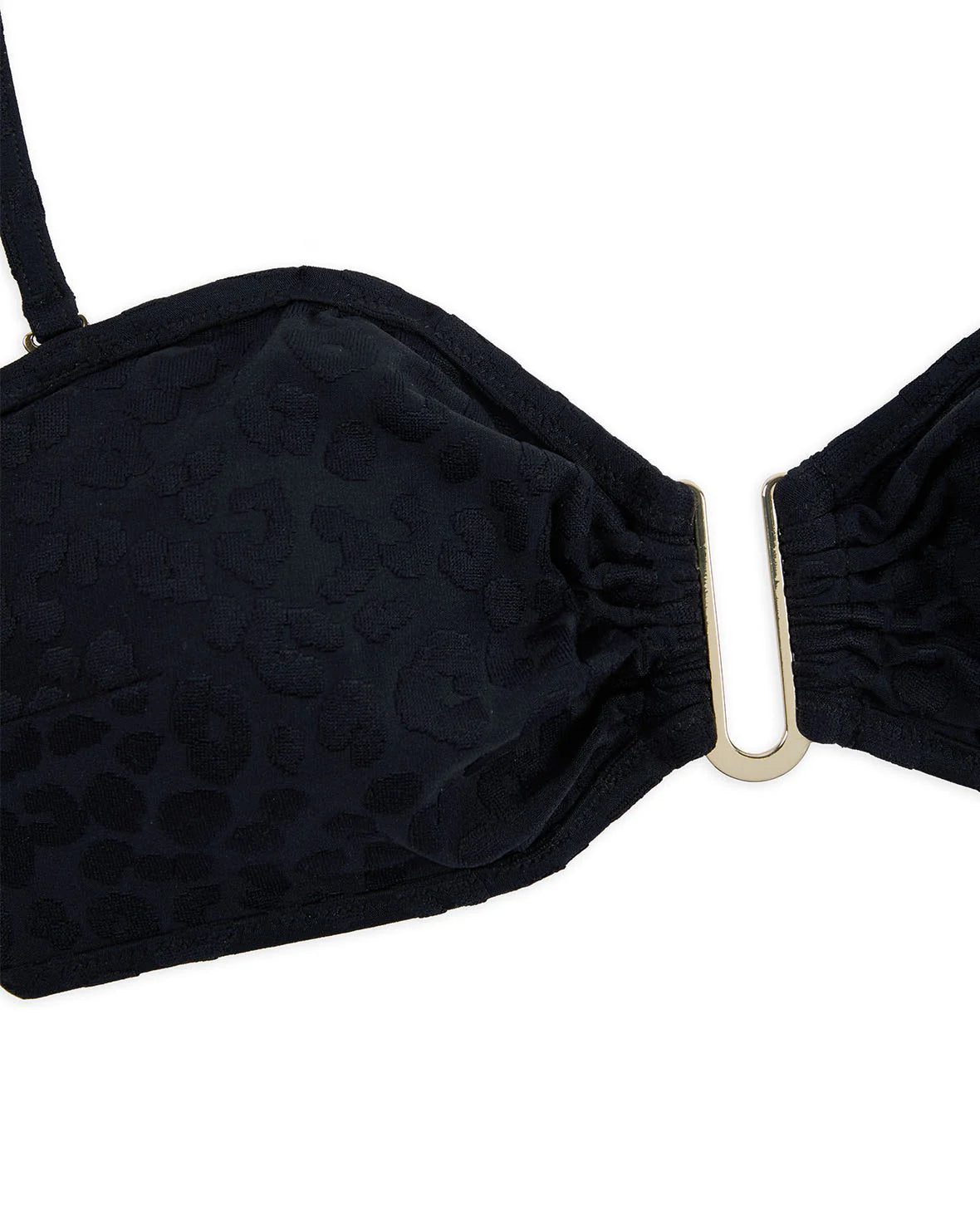 BANDEAU BIKINI TOP BLACK
