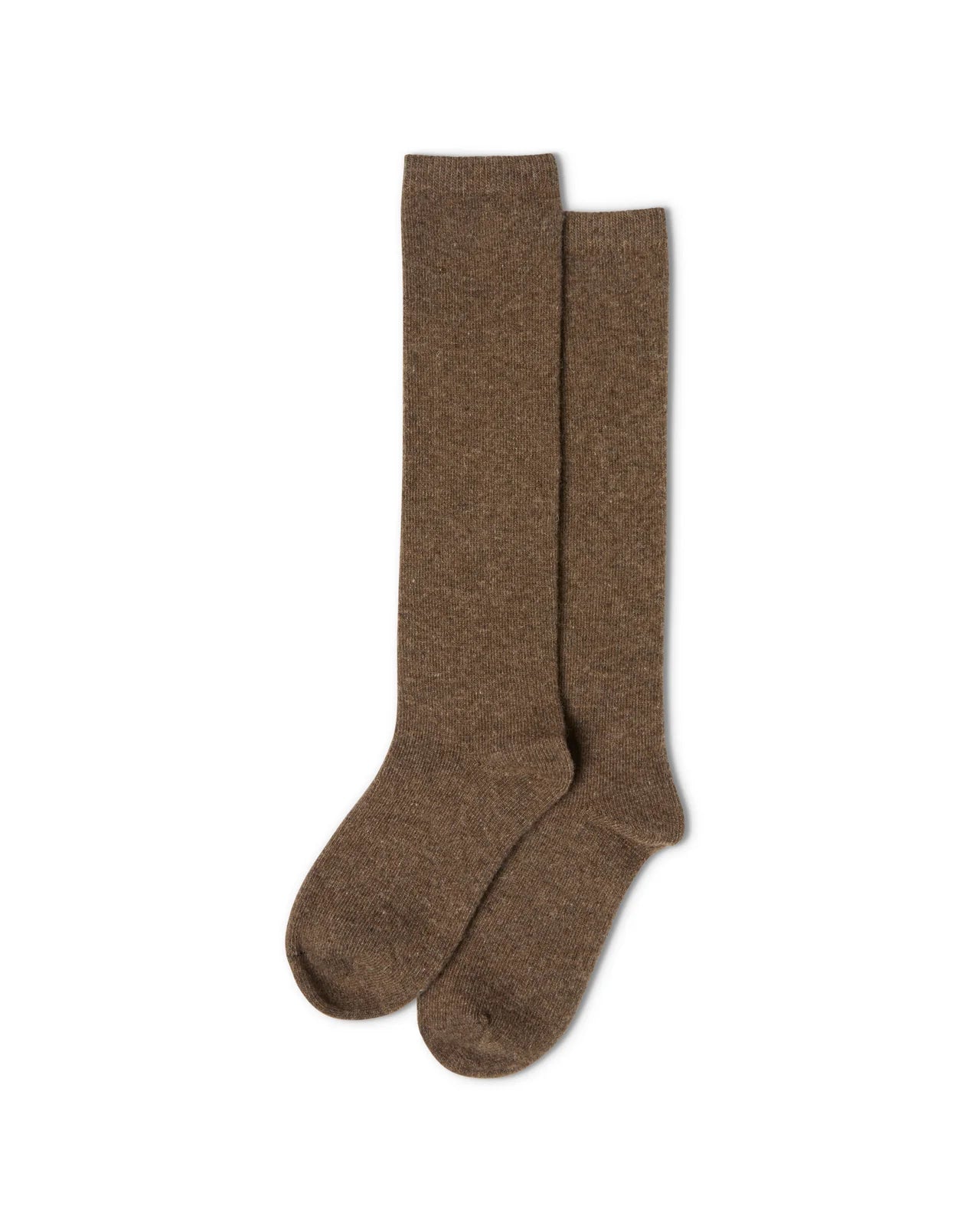 COSY CASHMERE LONG SOCK MUD