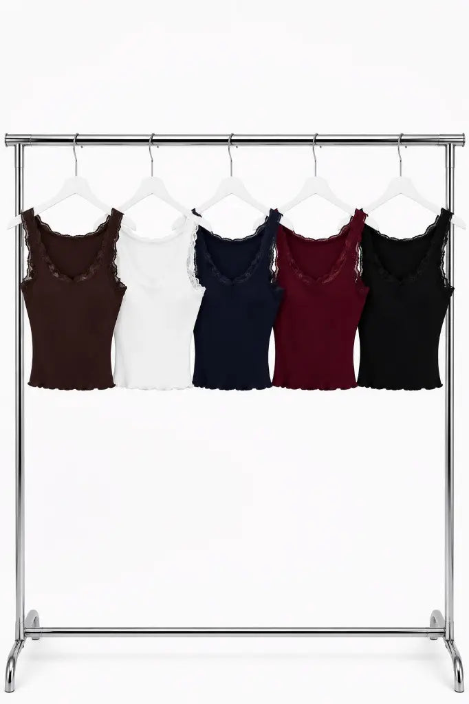 LACE VEST WHITE