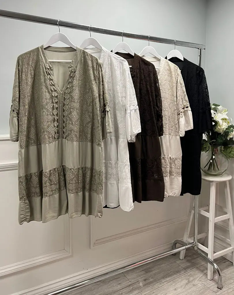 OLIVIA DRESS WHITE