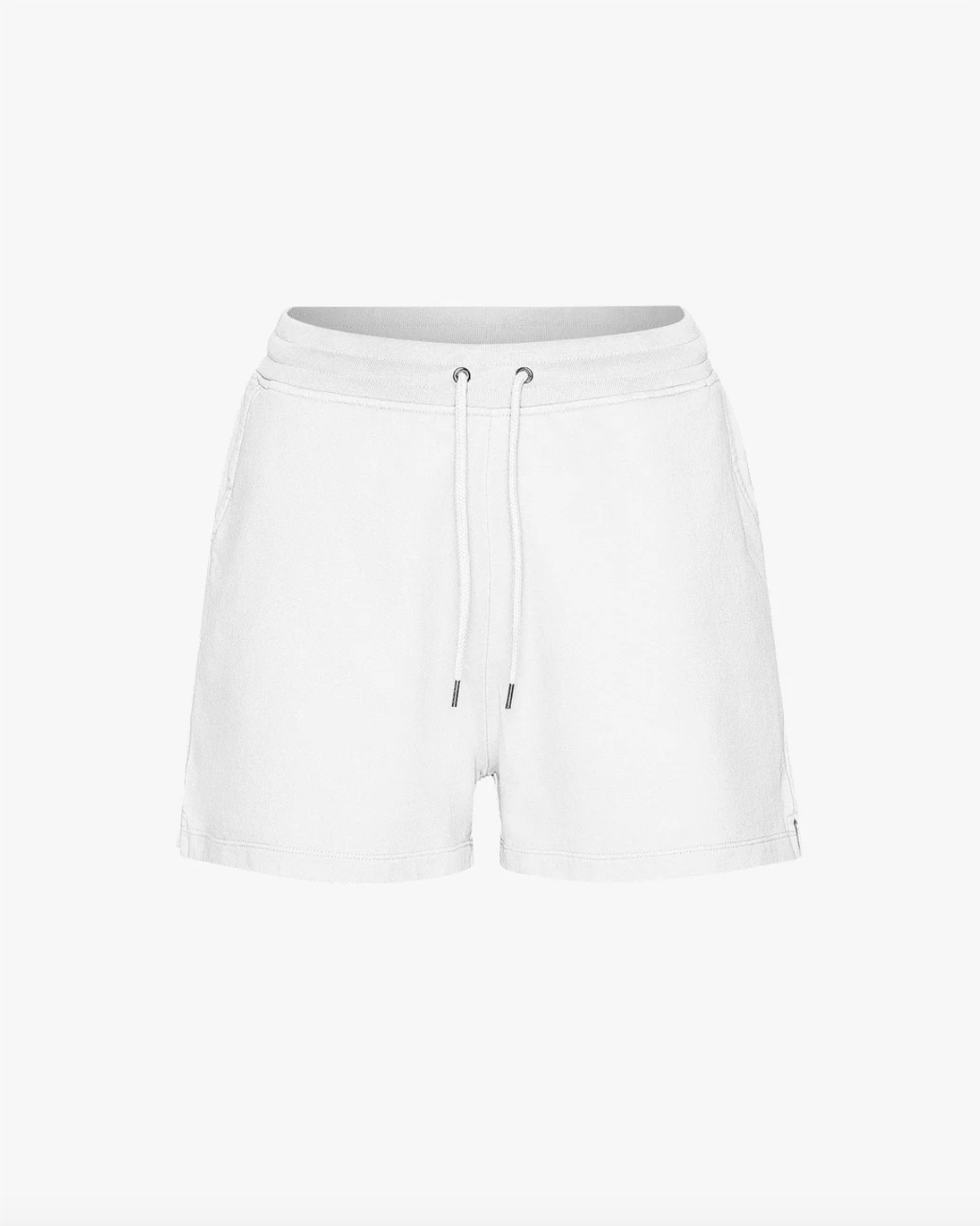 ORGANIC SWEAT SHORTS OPTICAL WHITE