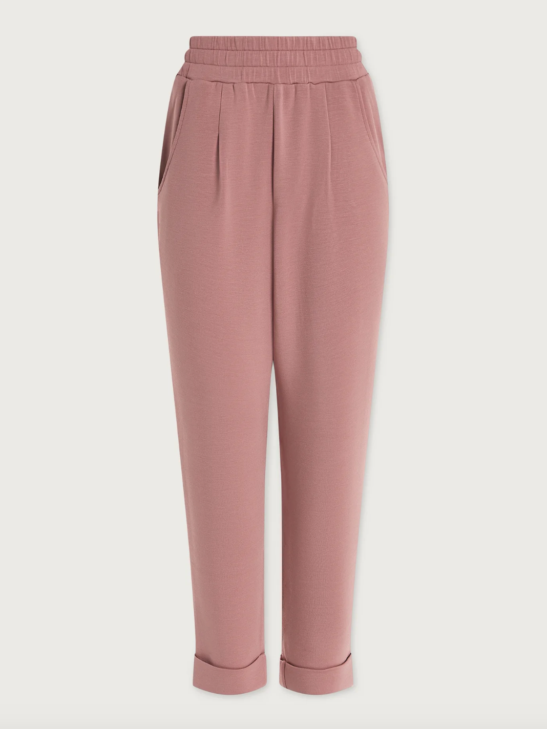 ROLLED CUFF PANT DOUBLESOFT ASH ROSE 25"
