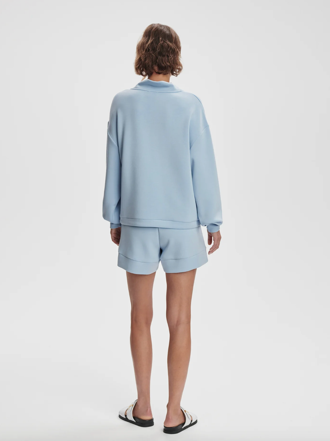 BETSY DOUBLESOFT SWEATER CASHMERE BLUE (CABL)