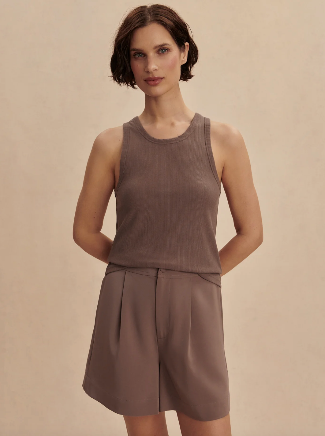 THURMAN TANK DEEP TAUPE