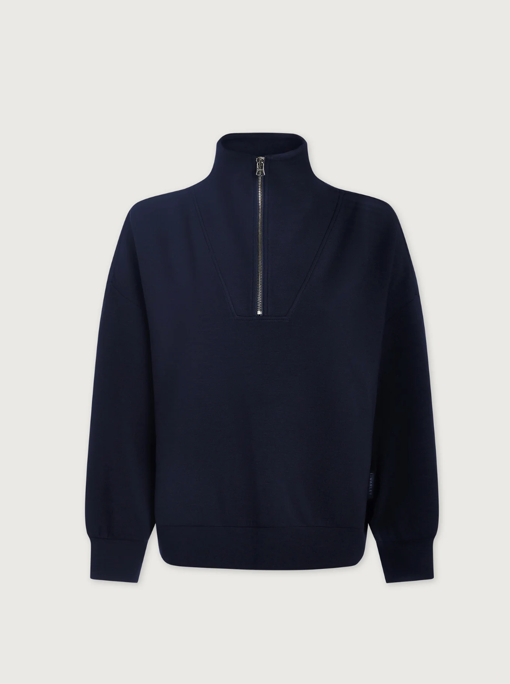 HAWLEY 1/2 ZIP TAUPE NAVY