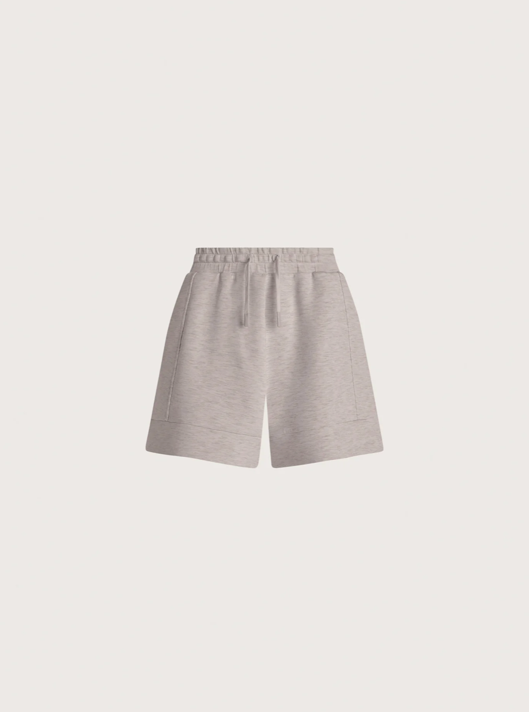 ATRIUM DOUBLESOFT HIGH RISE SHORT 4.5" TAUPE MARL