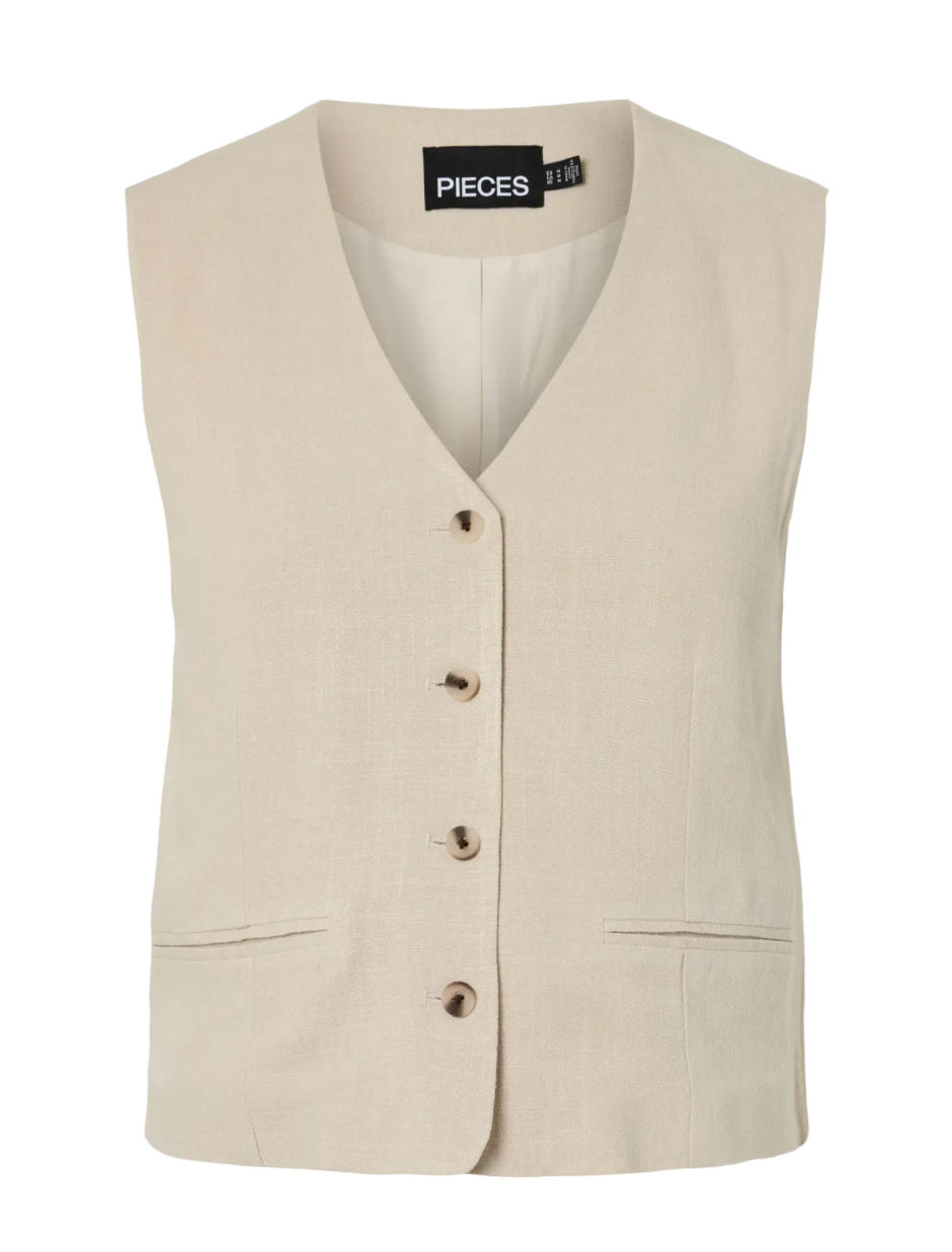 VINSTY WAIST COAT SILVER LINING