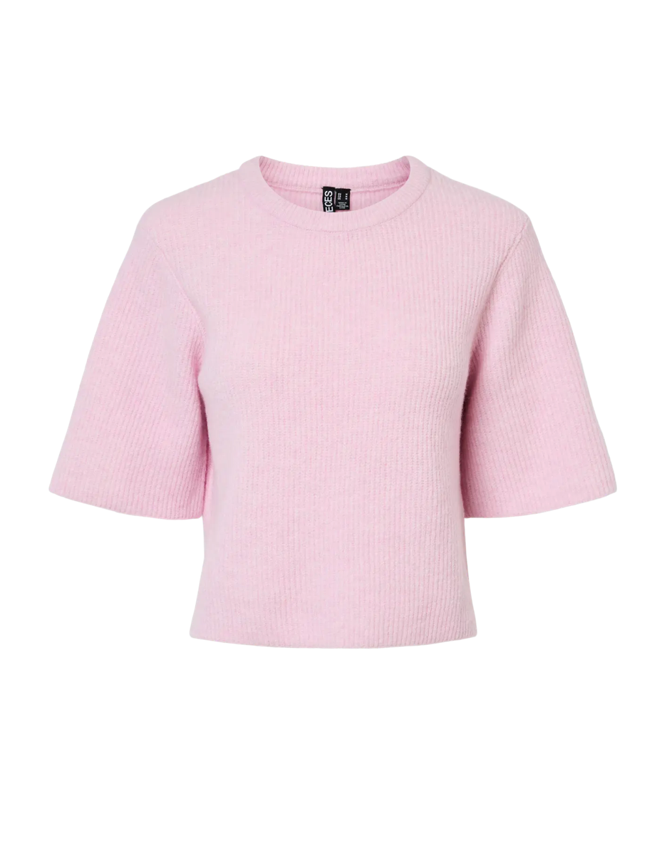 SILLY O NECK T-SHIRT ROSEATE SPOONBILL