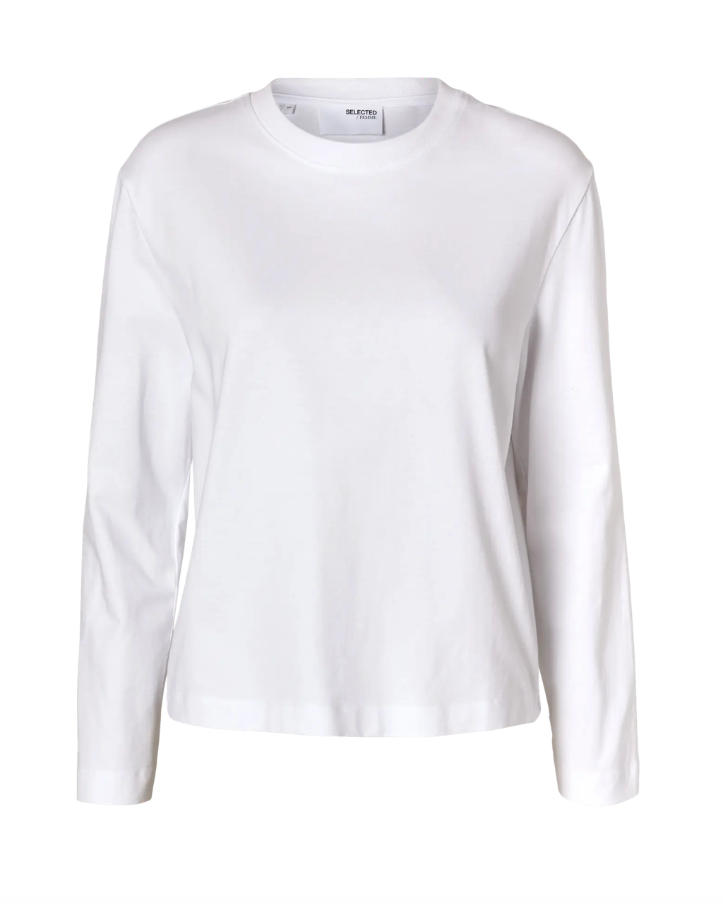 ESSENTIAL BOXY WHITE LS