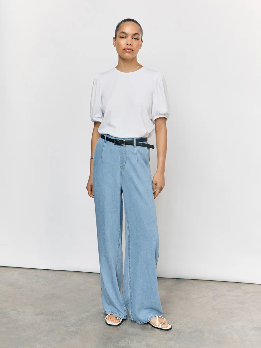 FRAME LISA WIDE LEG DENIM