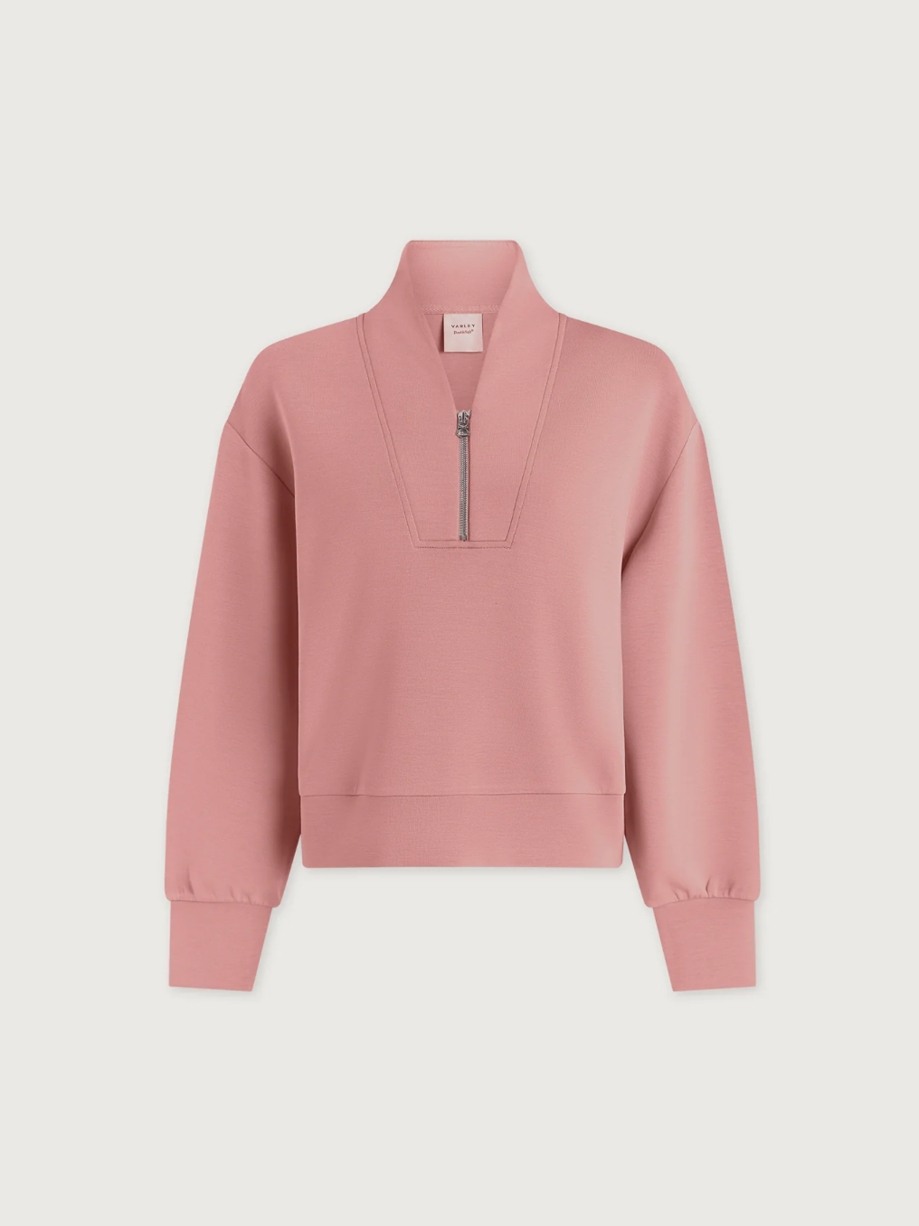 DAVIDSON DOUBLESOFT 1/2 ZIP BRANDY ROSE
