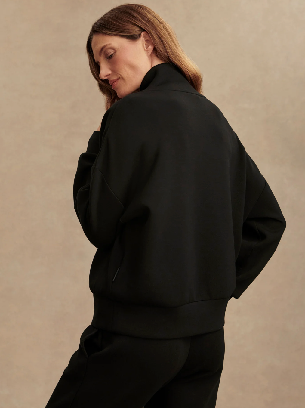 HAWLEY 1/2 ZIP BLACK