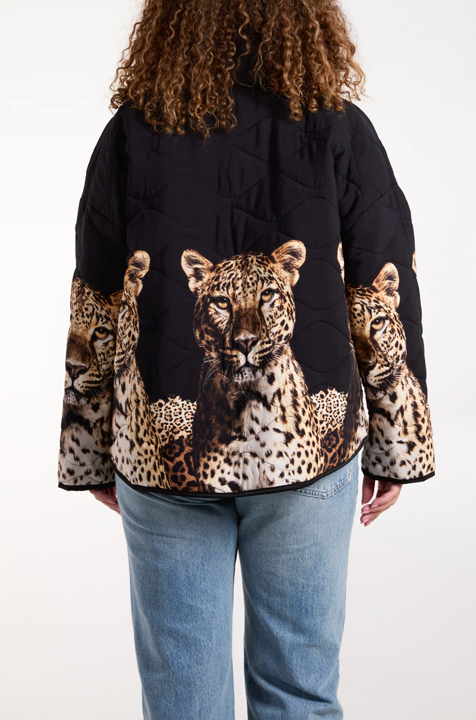 CHEETAH JACKET BLACK