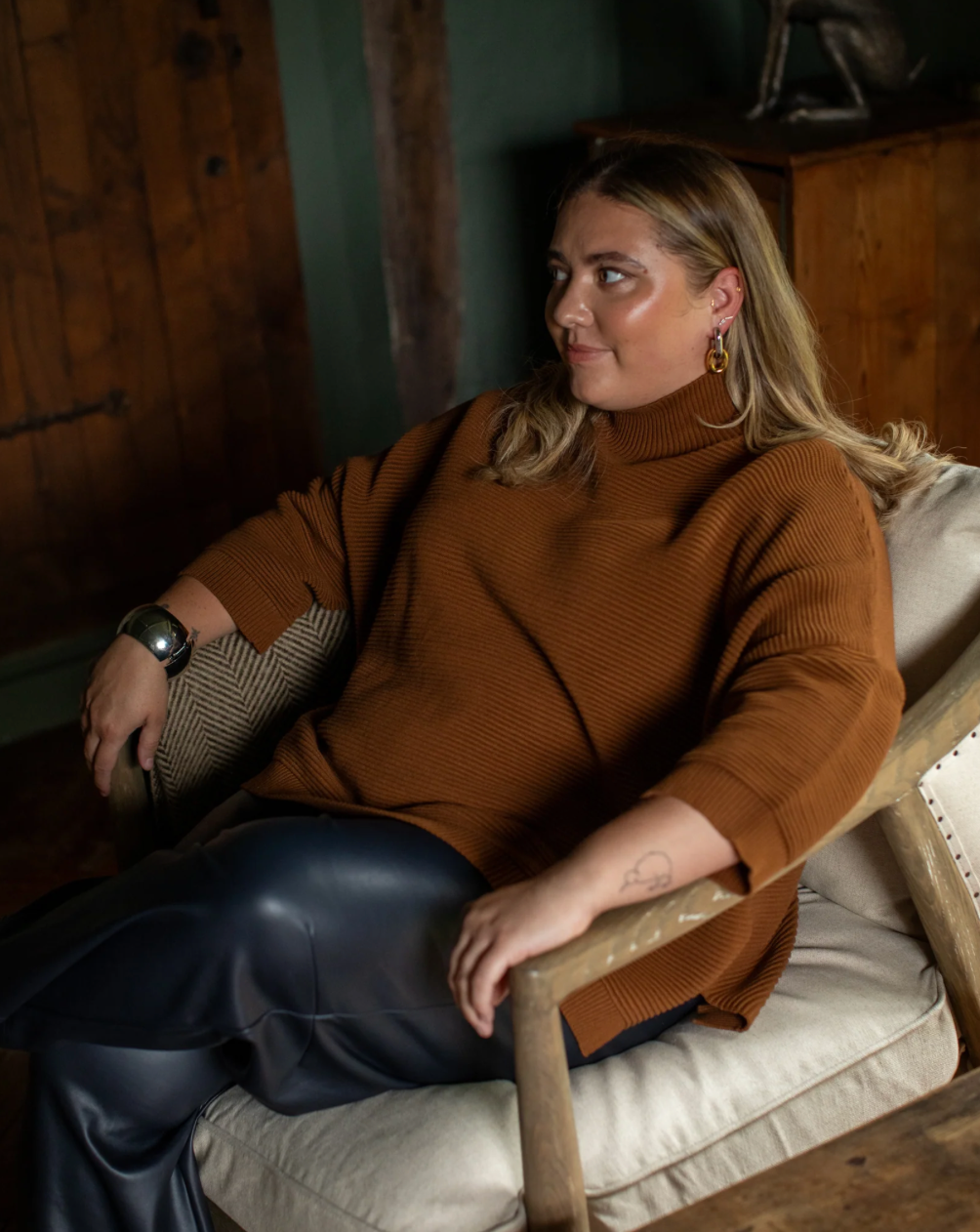VICKI JUMPER TABACCO