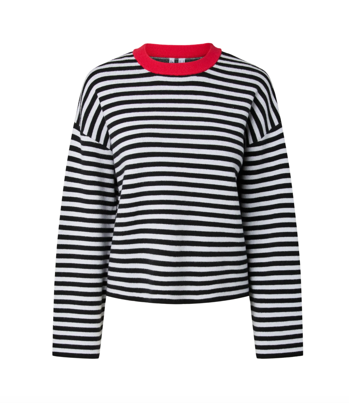 JASSY STRIPE LS CLOUD DANCER HIGH RISK
