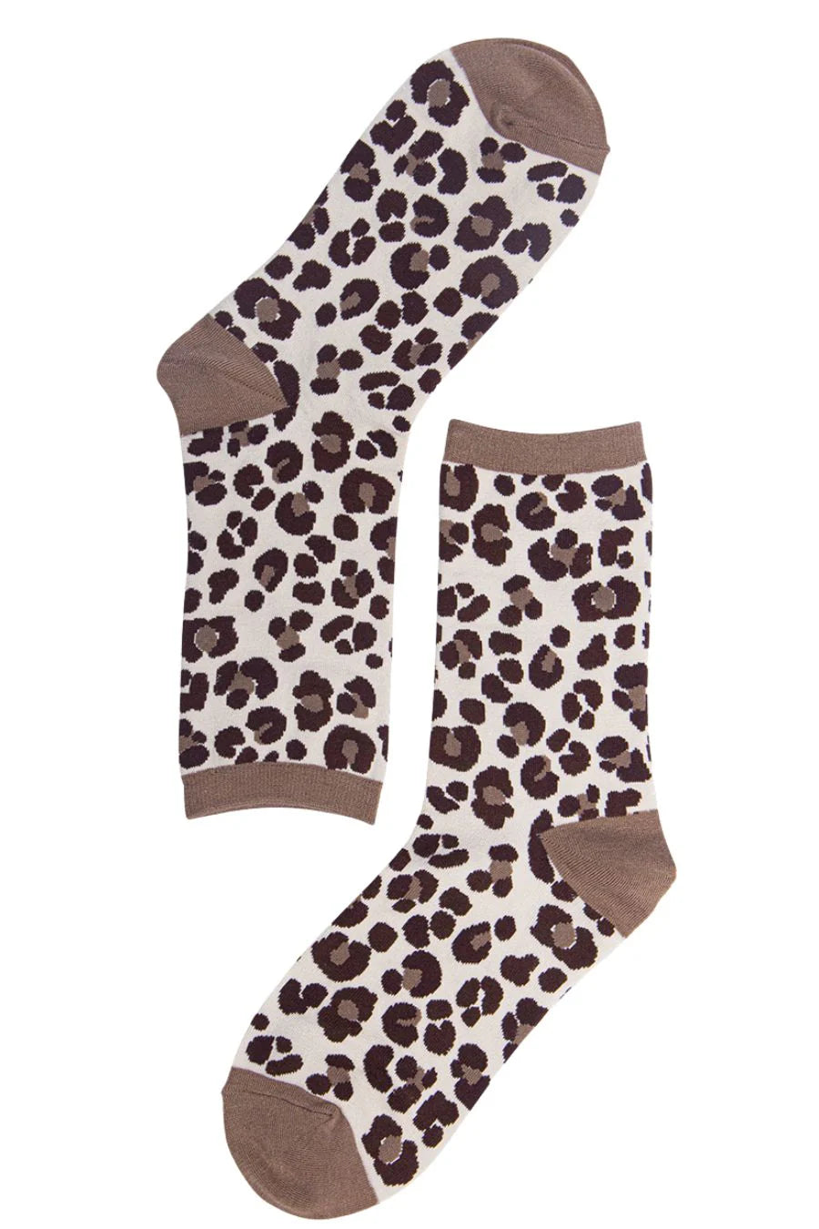 LEOPARD BAMBOO SOCKS