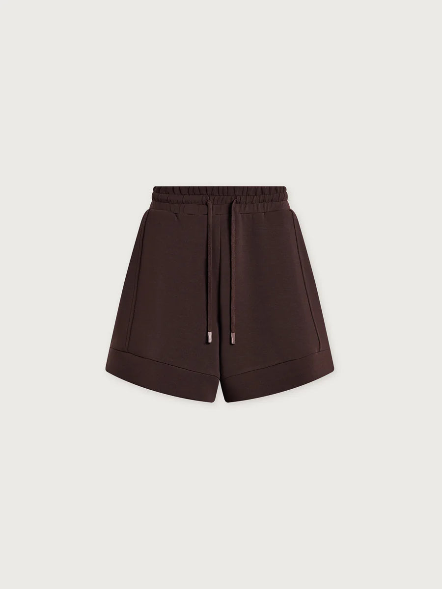 ATRIUM DOUBLESOFT HIGH RISE SHORT 4.5" COFFEE BEAN
