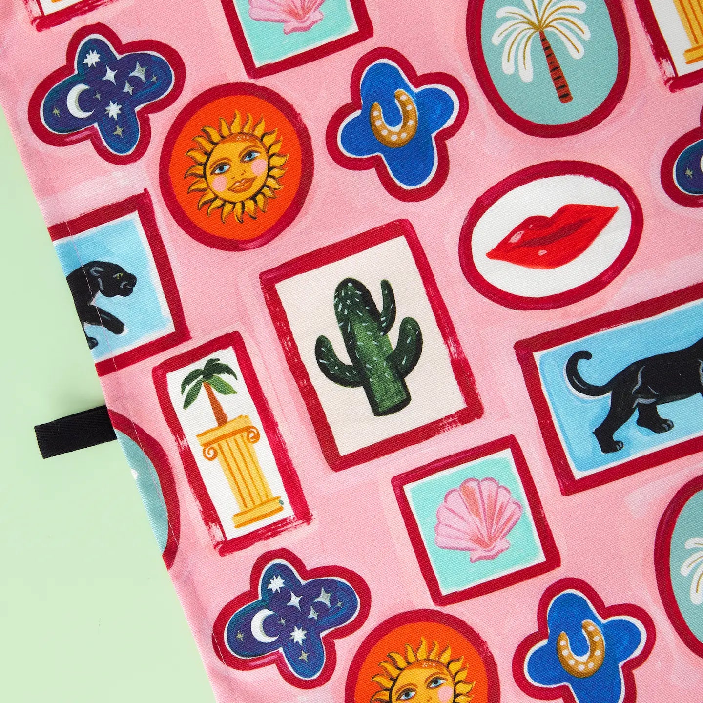 ELECTRIC COAST PANTHER TEA TOWEL