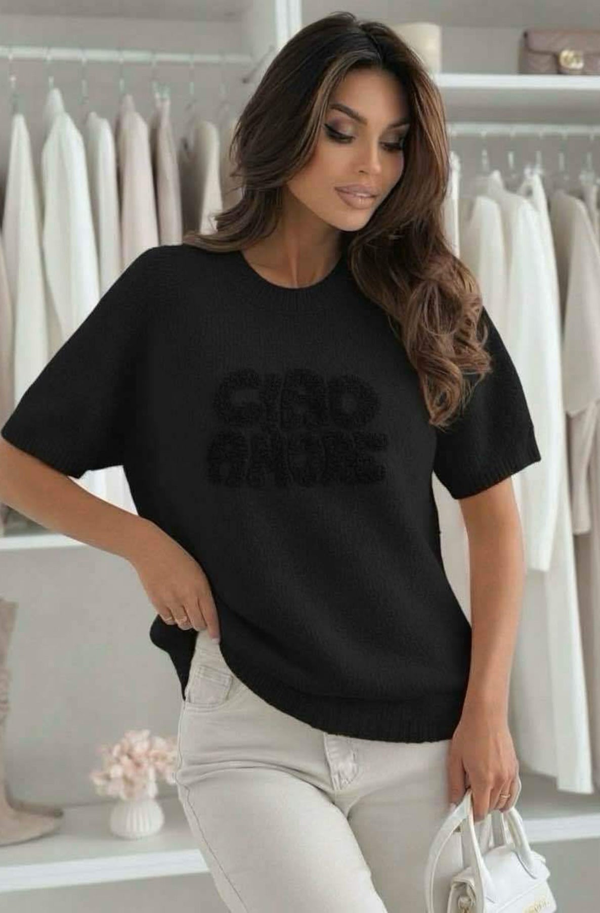 CIAO AMORE KNIT BLACK