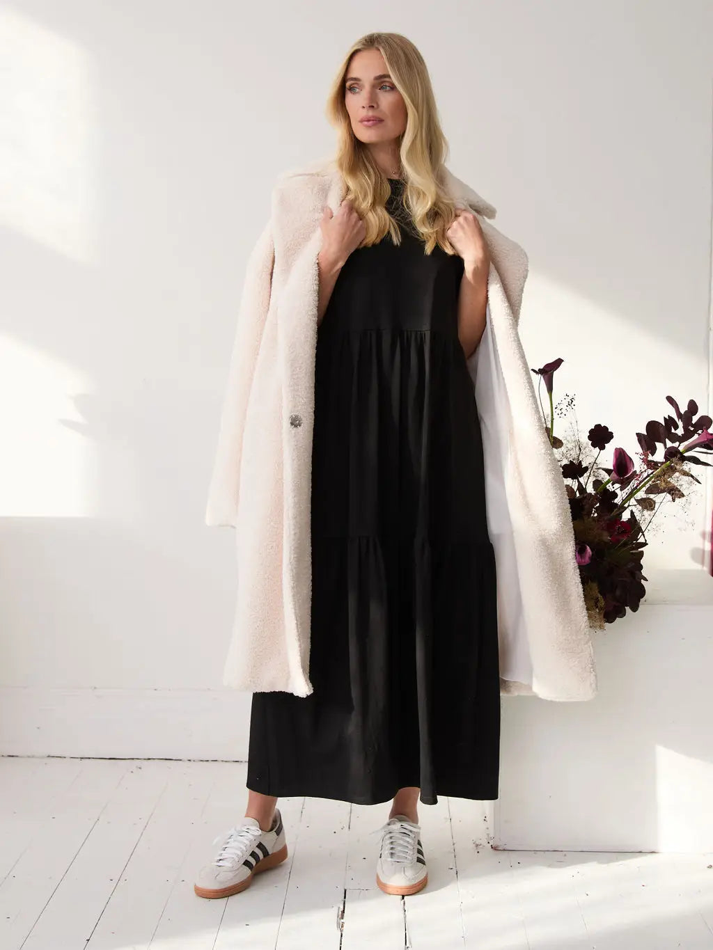 HARLOW JERSEY DRESS BLACK