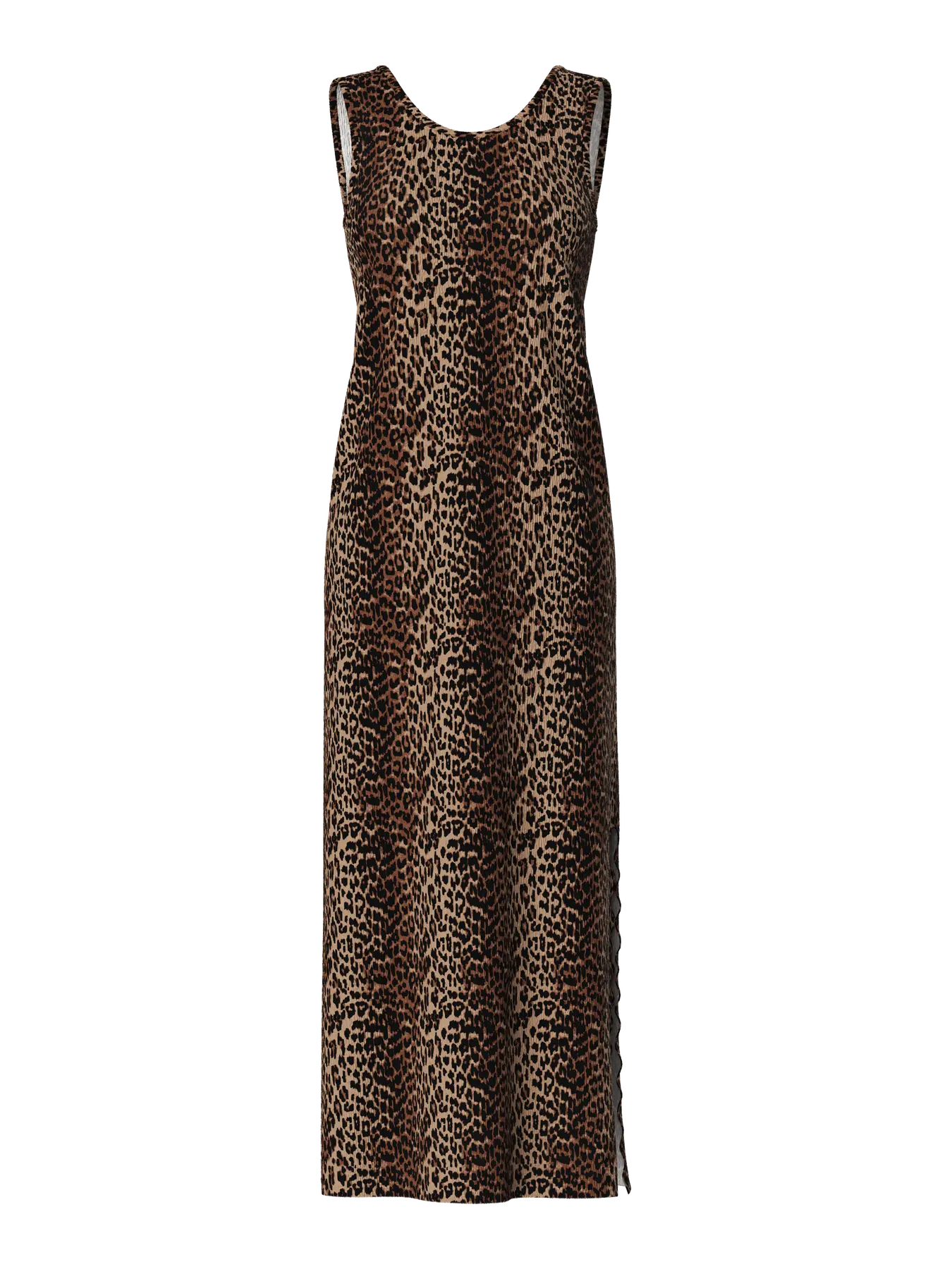 FLORA MAXI DRESS LEOPARD