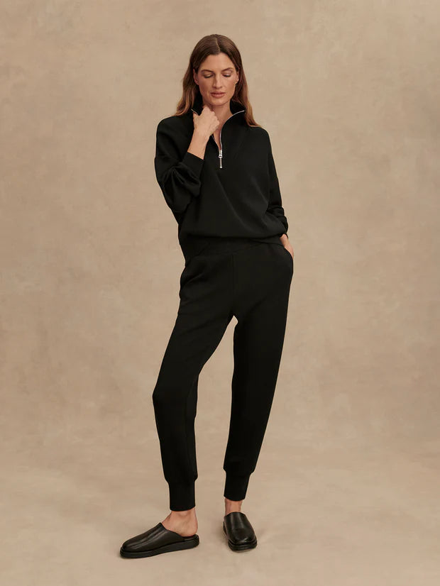 HAWLEY 1/2 ZIP BLACK