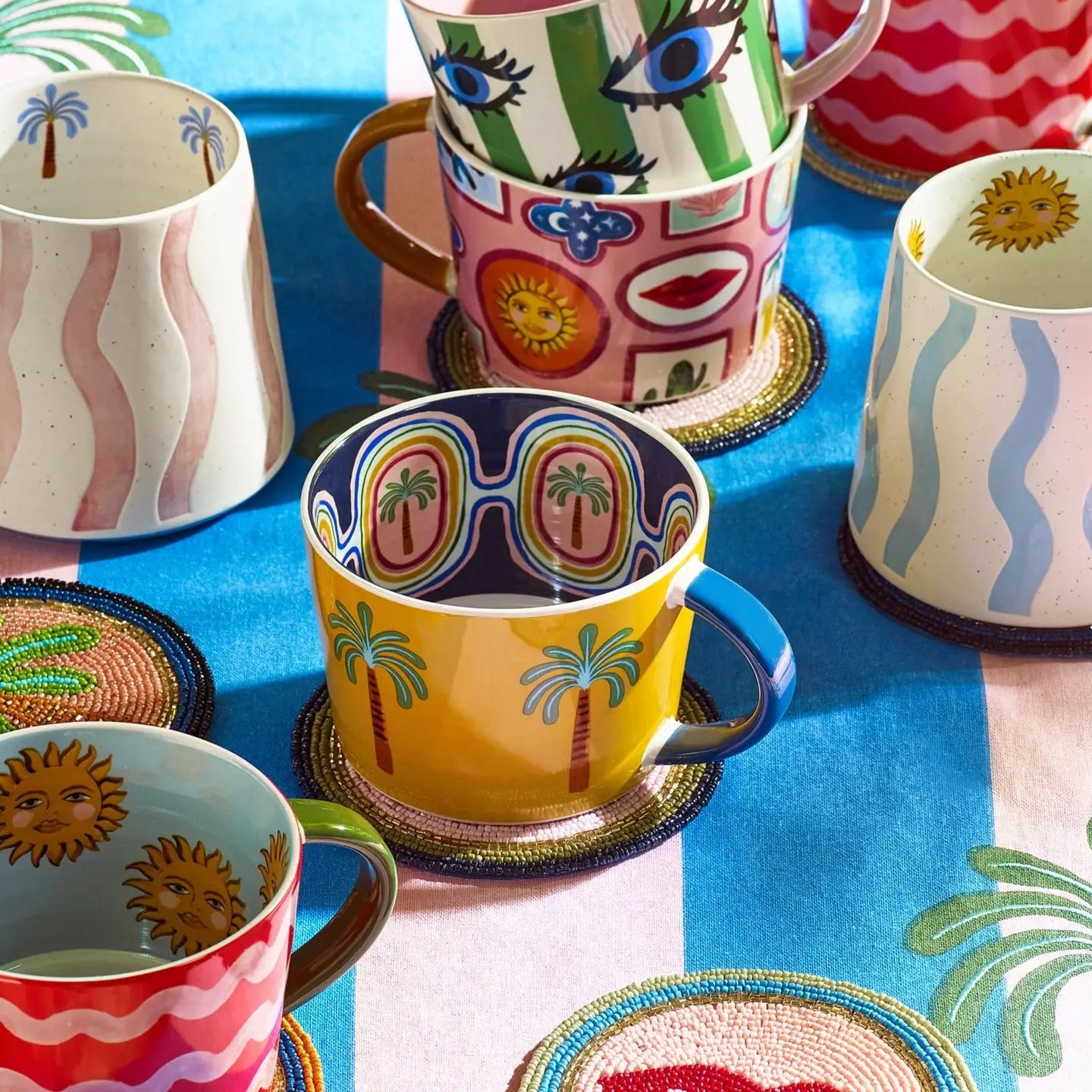 ELECTRIC COAST PALM MUG