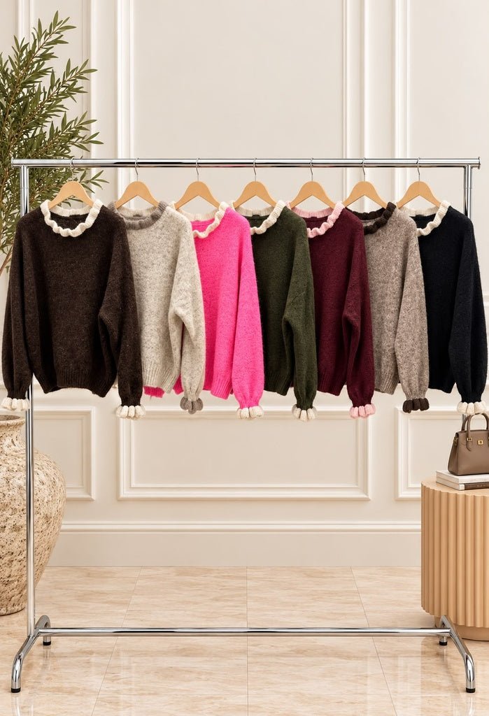 9767 HATTY KNIT BROWN