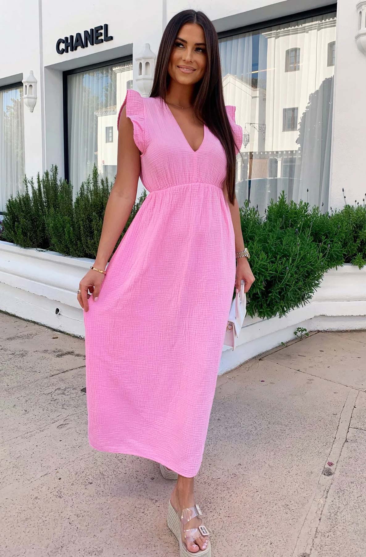 SIAN MAXI DRESS PINK