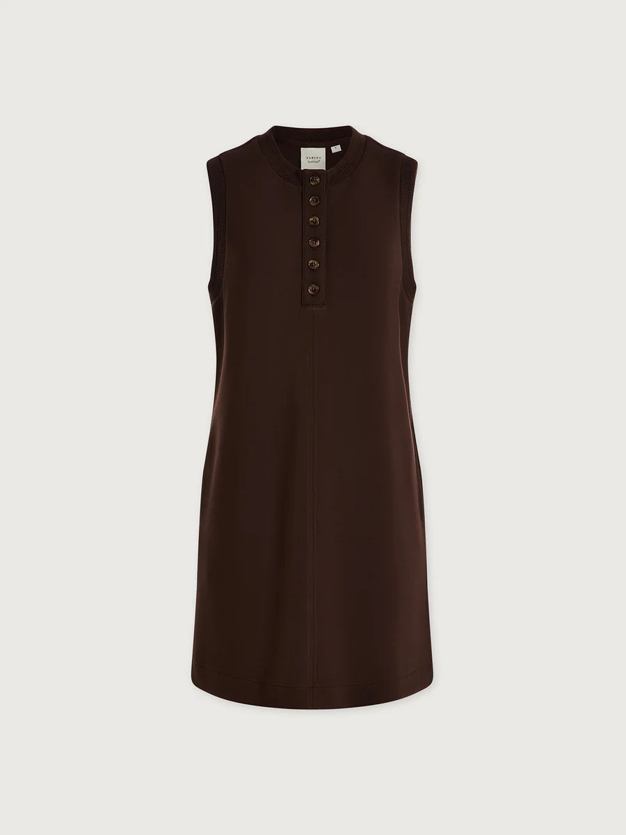 ELBA TANK DRESS COFFE BEAN
