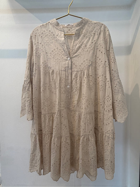 DARCEY DRESS BEIGE