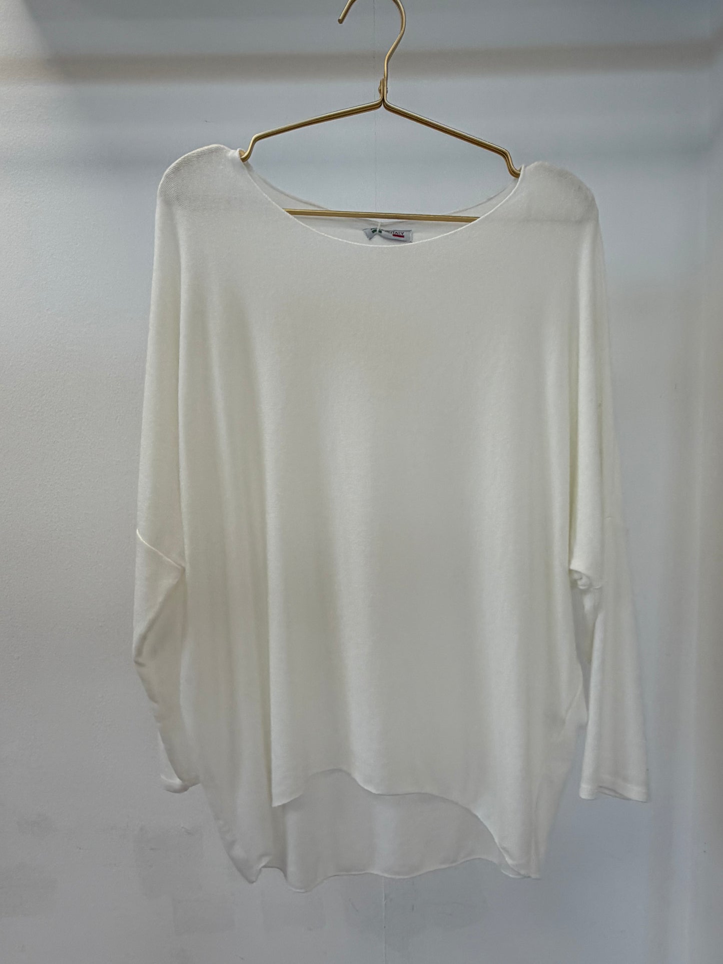 DAWN BASIC LONG SLEEVE KNIT WHITE