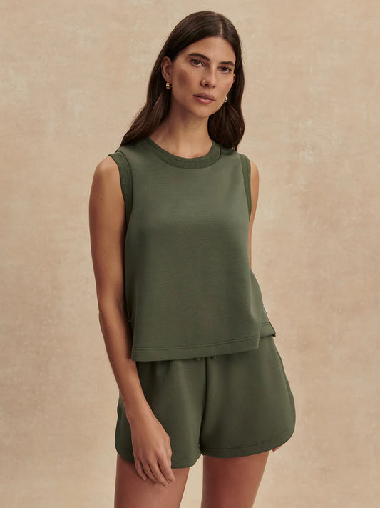 SHEA CROP TANK THYME