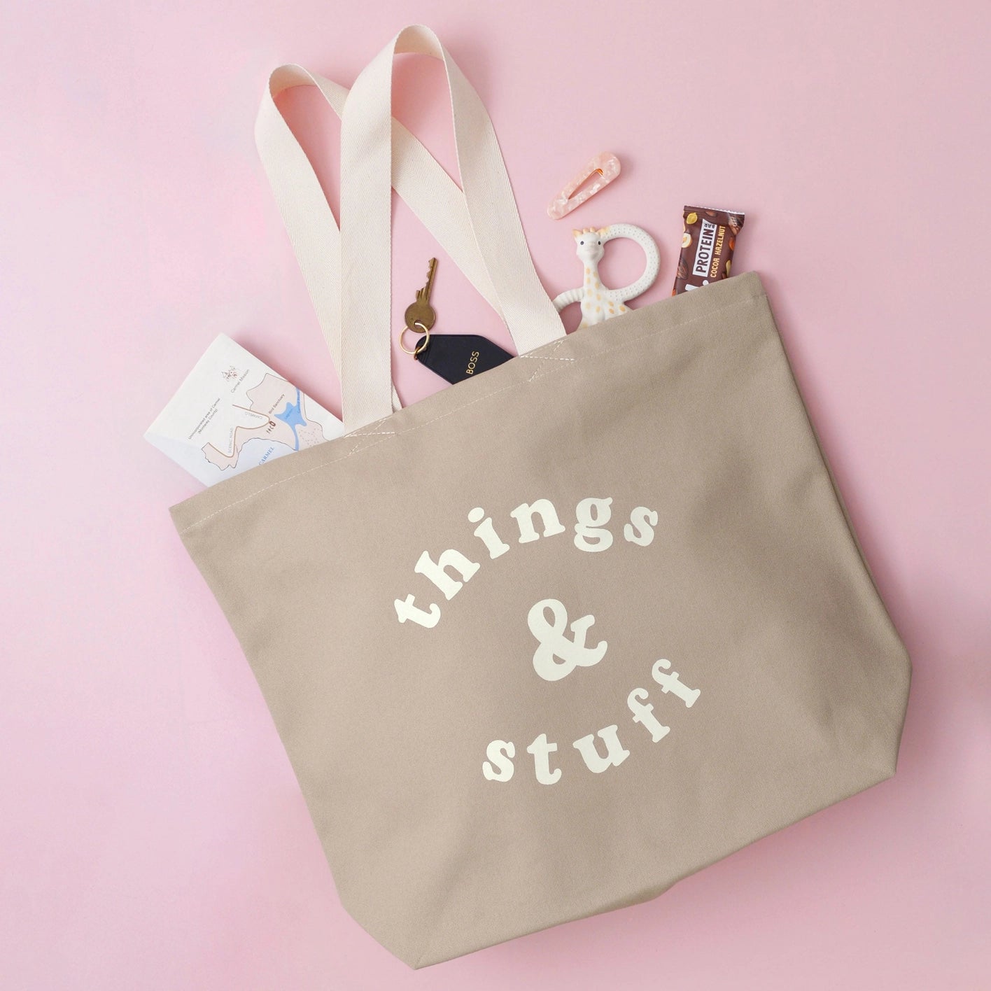 THINGS & STUFF TOTE STONE