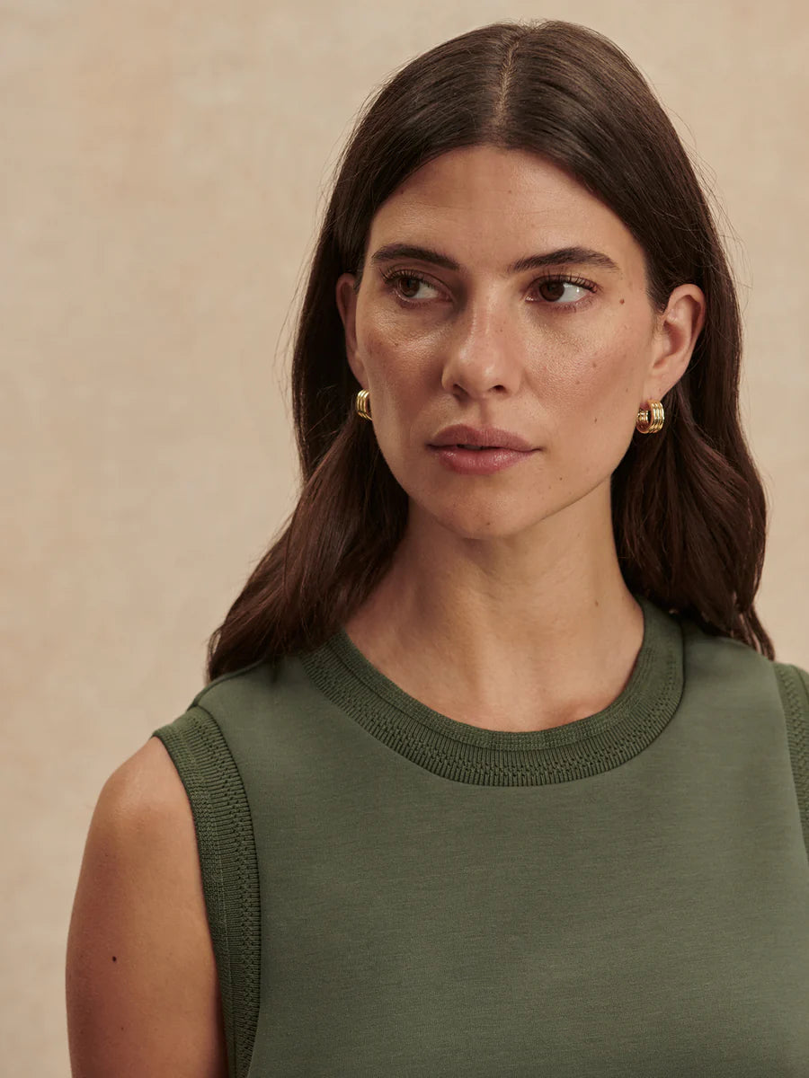 SHEA CROP TANK THYME